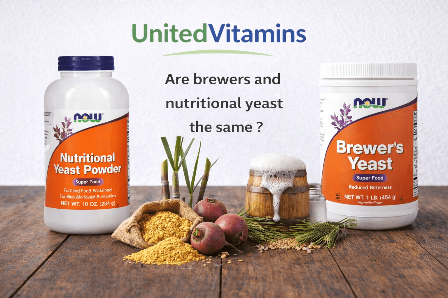 Are brewers and nutritional yeast the same ? - United Vitamins