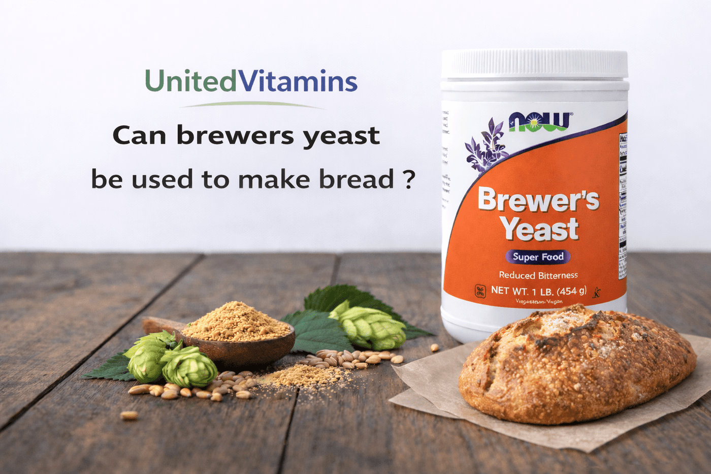 Can brewers yeast be used to make bread ? - United Vitamins