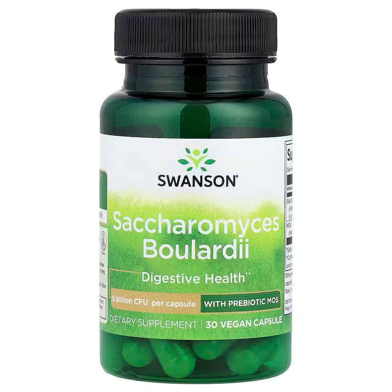 Saccharomyces Boulardii Probiotic, 30 Veg Caps, Swanson supplement by Swanson – product image