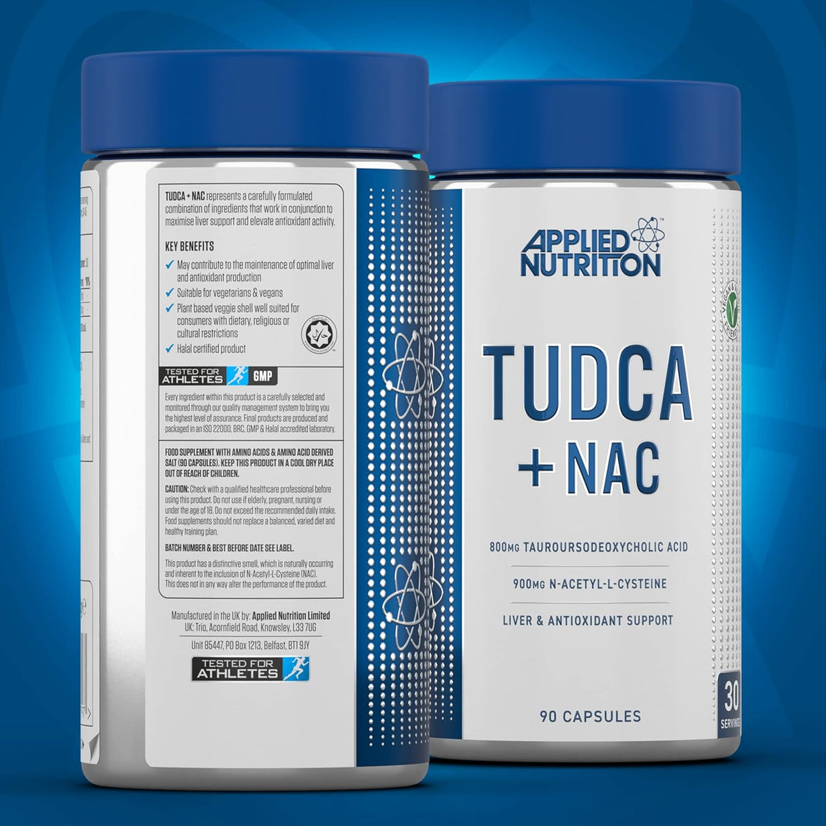 TUDCA + NAC – 90 Capsules, Applied Nutrition - United Vitamins