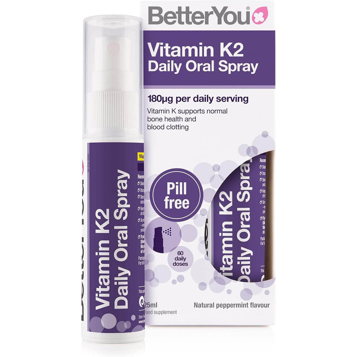 Vitamin K2 Oral Daily Oral Spray - BetterYou - United Vitamins