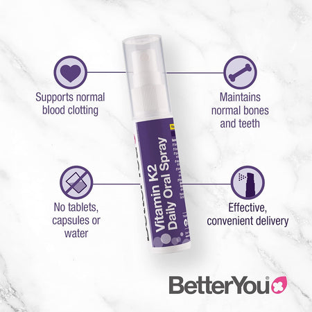 Vitamin K2 Oral Daily Oral Spray - BetterYou - United Vitamins
