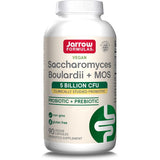Saccharomyces Boulardii + MOS – Jarrow Formulas | High - Dose Probiotic Yeast | 250mg | 90/180 Vegan Capsules | Lab - Tested; Non - GMO - United Vitamins