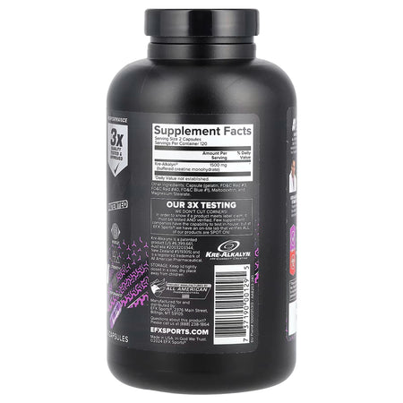 Black supplement bottle with label on a white background at United Vitamins