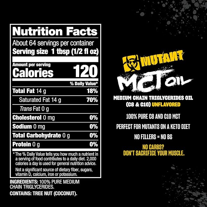 MCT Oil - Mutant - 946ml - United Vitamins
