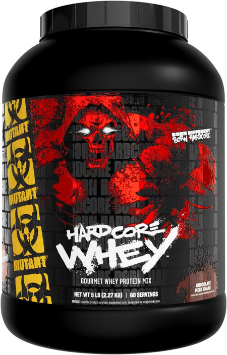 Mutant Hardcore Whey 2270g – Pure Whey Isolate & Hydrolysate | 24g Protein, EAAs, BCAAs & Digestive Enzymes - United Vitamins