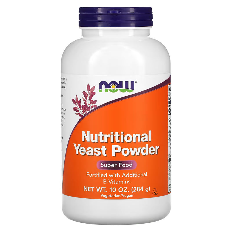 Nutritional Yeast Non-Fortified Powder by NOW Foods – B Vitamins & Protein