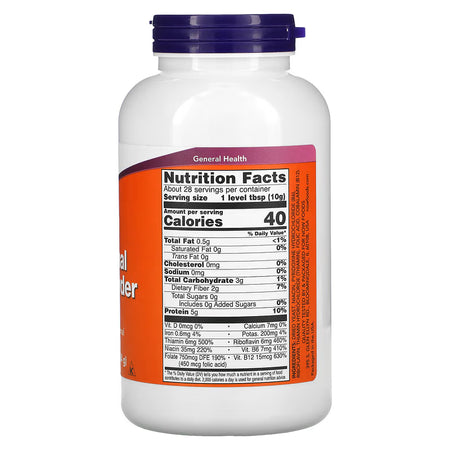 Nutritional Yeast Powder NOW Foods – Vegan Cheese Alternative UK