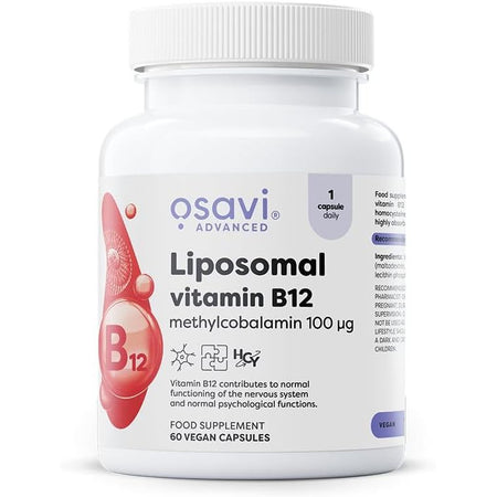 Osavi Liposomal Vitamin B12 100μg – High Absorption Methylcobalamin - United Vitamins