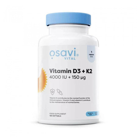 Vitamin D3 + K2 – 120caps - Osavi - United Vitamins