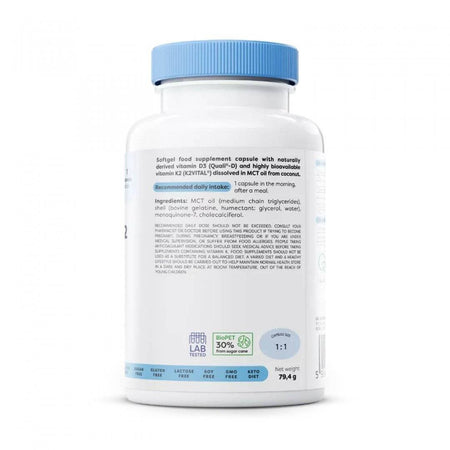 Vitamin D3 + K2 – 120caps - Osavi - United Vitamins