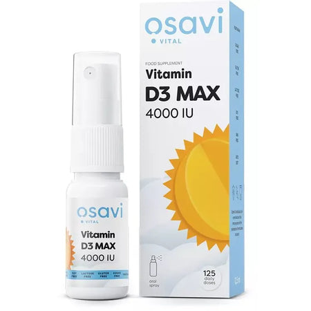 Vitamin D3 Max 4000 Ul per Spray - 12.5 ml - 125 doses - Osavi - United Vitamins