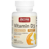 Vitamin D3 Supplement bottle from Jarrow Formulas with label showing 'Supplement Facts' on a white background