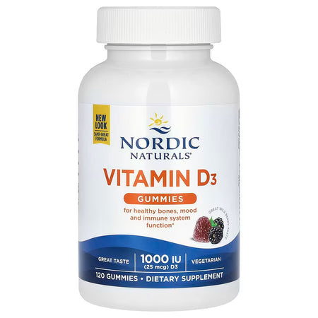 Vitamin D3 Gummies Wild Berry Flavour – Nordic Naturals 120 Gummies